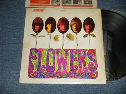 画像1: ROLLING STONES -  FLOWERS (Matrix# A) ZAL 7752-1M BellSound MR   B) ZAL 7753-1M BellSound MR)  ( Ex++/Ex++) / 1967 US AMERICA  ORIGINAL "Shinning DARK BLUE  with Boxed 'LONDON' Label" "ADDRESS CREDIT at Bottom Label"  STEREO   Used LP