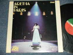 画像1: ARETHA FRANKLIN - ARETHA IN PARIS  (MATRIX # ( HAND WRITING STYLE)A)ST-A-681373-BB MR STAT ▵12410 LW  B)ST-A-681374-BB MR STAT ▵12410-x LW)  (Ex++/MINT-)  / 1968 US AMERICA 1st press "RED & Green Label" "1841 BROADWAY Label" Used LP  