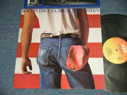 画像1: BRUCE SPRINGSTEEN - BORN IN THE U.S.A. ( Matrix #  A)  CBS 86304  A1  B)  CBS 86304  B-2) (Ex+++INT/MINT-) / 1984 UK ENGLAND ORIGINAL "With CUSTOM INNER SLEEVE and With SONG SHEET "  Used  LP   