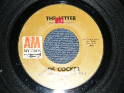 画像1: JOE COCKER - A) THE LETTER  B) SPACE CAPTAIN (VG++/Ex- STOL) / 1970 US AMERICA ORIGINAL  Used  7"Single 