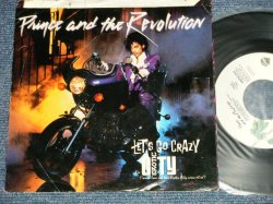 画像1: PRINCE - A) LET'S GO CRAZY B) EROTIC CITY (Ex/Ex+++)  / 1984 US AMERICA ORIGINAL  Used 7" 45 rpm Single with PICTURE SLEEVE  