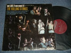 画像1: ROLLING STONES - GOT LIVE IF YOU WANT IT!  ( Matrix  # A) ARL-7517-1K /B)  ARL-7518-1K ) ( Ex/Ex++)  /  1966 US AMERICA  ORIGINAL "MAROON Label with Boxed LONDON" MONO Used LP