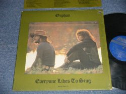 画像1: ORPHAN - EVERYONE LIVES TO SING (MINT-/MINT- BB for PROMO) / 1972 US AMERICA ORIGINAL "PROMO" Used LP 