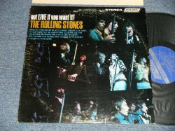 画像1: ROLLING STONES - GOT LIVE IF YOU WANT IT! (Matrix  #A)ZAL-7517-20 W  Bell Sound sf  B)ZAL-7518-20 W  Bell Sound sf) (Ex/Ex+++ Looks:Ex++)  / 1971 Version? US AMERICA  2nd Press "UN-GLOSSY BLUE Label" stereo Used LP 