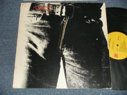 画像1: The ROLLING STONES - STICKY FINGERS ( Matrix #  A) ST-RS-712189 D PR Rolling Stones Records  B) ST-RS-712190 D PR Rolling Stones Records ) ( Ex++/Ex+++ Looks:Ex++ ) / 1971 US AMERICA "RECORDS CLUB Released Version" "ZIPPER COVER" "UNDER LICENCEISSUED by ATLANTIC"Credit at bottom on Label"  Used LP 