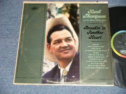 画像1: HANK THOMPSON - BREAKIN' IN ANOTHER HEART (Ex/Ex Looks:Ex-  WOFC) / 1965 US AMERICA ORIGINAL 1st Press "BLACK with RAINBOW CAPITOL Logo on Top label" MONO Used LP  