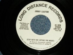 画像1: JIMMY CASTER - A) STAY WITH ME  B) CAN'T HELP FALLING IN LOVE WITH YOU (Ex+++/Ex+++)  / 1980 US AMERICA ORIGINAL "WHITE LABEL PROMO" Used 7"45 