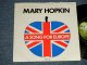 MARY HOPKIN -  "A SONG FOR EUROPE"  A) KNOCK KNOCK WHO'S THERE?  B) I'M GOING TO  (Ex++/Ex++ ) / 1970 UK ENGLAND ORIGINAL Used 7" Single with PICTURE SLEEVE 