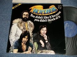 画像1: HOTLEGS(Pre:10 CC) - You Didn't Like It Because You Didn't Think Of It (Ex+++/MINT- Cutout) /1976 UK ENGLAND ORIGINAL Used LP 