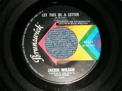 画像1: JACKIE WILSON - A) LET THIS BE A LETTER  B) DIDN'T I (Ex+++/Ex+++) / 1970 US AMERICA ORIGINAL Used 7"45