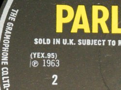 画像1: The BEATLES - PLEASE PLEASE ME (Matrix # YEX 94-1 1 RO /YEX 95-1 1 RL) (Ex+++/MINT-) /1965-6 Version UK ENGLAND ORIGINAL "MISS PRINT EXTRA DOT "SOLD IN.U.K. Credit Label""YELLOW Parlophone with 'SOLD IN.U.K.' Texist Label" STEREO Used LP  
