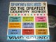V.A. Various OMNIBUS- TOP RHYTHM & BLUES ARTISTS : DO THE GREATEST COUNTRY SONGS (Ex+++/Ex+++)  /1964 US AMERICA ORIGINAL MONO Used LP 