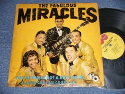 画像1: MIRACLES - THE FABULOUS MIRACLES : "YOU REALLY GOT A HOLD ON ME" Printed on Label  (VG+/Ex- Looks:VG+++ WOBC, WTRDMG) / 1963 US AMERICA ORIGINAL 1st Press "GLOBAL Label"  2nd Press"YOU REALLY GOT A HOLD ON ME" Printed on Label MONO Used LP 