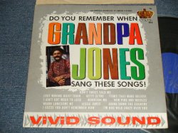 画像1: GRANDPA JONES - DO YOU REMEMBER WHEN GRANDPA JONES SANG THESE SONGS! (Ex++/MINT- Looks:Ex+++) /1963 US AMERICA ORIGINAL STEREO Used LP 