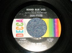 画像1: THE WHO - A) BEHIND BLUE EYES  B) MY WIFE (Ex/Ex) / 1971 US AMERICA ORIGINAL Used 7" 45rpm Single  