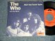THE WHO - A) WON'T GET FOOLED AGAIN  B) DON'T KNOW MYSELF (Ex-/MINT, Ex++) / 1971 WEST-GERMAN WEST-GERMANY ORIGINAL Used 7" 45 rpm  Single with Picture Sleeve