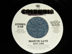 画像1: MARVIN GAYE - JUST LIKE (Ex+++/Ex++ WOL, ) / 1985 US AMERICA ORIGINAL "PROMO ONLY SAME FLIP" Used 7" 45 rpm Single  
