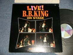 画像1: B.B.KING  B.B. KING - LIVE B.B.KING ON STAGE (Ex++/Ex+++ BB, CUTOUTEDSP) / 1965 US AMERICA ORIGINAL STEREO Used LP