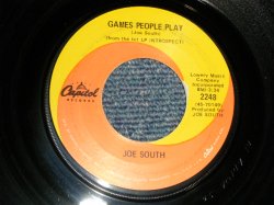 画像1: JOE SOUTH - A) GAMES PEOPLE PLAY  B) MIRROR OF YOUR MIND (Ex++/Ex++)/ 1968 US AMERICA ORIGINAL Used 7" Single