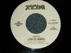 画像1: JOHN LEE HOOKER - A) DIMPLES  B) DON'T LOOK BACK  (MINT-/MINT-) / 1997 US AMERICA ORIGINAL Used 7"45 