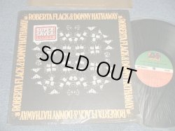 画像1: ROBERTA FLACK & DONNY HATHAWAY - ROBERTA FLACK & DONNY HATHAWAY (Ex+++/Ex++)  / 1976 Version US AMERICA 3rd Press "Small logo 75 ROCKFELLER Label" Used LP  