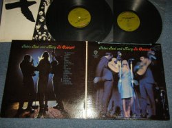 画像1: PP&M PETER PAUL & MARY - IN CONCERTT  (Ex++/Ex+++) / 1965 US AMERICA ORIGINAL 2nd Press "GREEN with W7 on Top Label" "STEREO" Used  2-LP's 