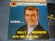 BILLY J.KRAMER with THE DAKOTAS - LISTEN (1st DEBUT Album) (Ex+, Ex/Ex+++, Ex+++ Looks:Ex++ WOBC, TEAROBC)  / 1963 UK ENGLAND ORIGINAL 1st Press "YELLOW PARLOPHONE" MONO Used LP 