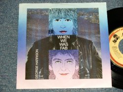 画像1: GEORGE HARRISON - A)WHEN WE WAS FAB   B)ZIG ZAG  (Ex++/MINT-)/ 1987 US AMERICA ORIGINAL Used 7" Single With PICTURE SLEEVE 