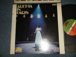 画像1: ARETHA FRANKLIN - ARETHA IN PARIS  (MATRIX #A)ST-A-681373-1A CT T B)ST-A-681374-1A CT T)  "CT/TERRE HAUTE Press in INDIANA"(Ex++/Ex+++, Ex++ CutOut)  / 1968 US AMERICA  1st press "RED & Green Label" "1841 BROADWAY Label" Used LP  