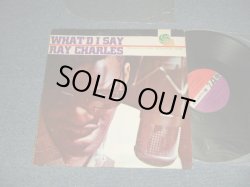 画像1: RAY CHARLES -  WHAT'D I SAY (Ex+/Ex+++ STOFC) / 1961 US AMERICA REISSUE "RED & PLUM with BLACK FAN Label" MONO Used LP 