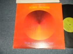 画像1: ROBIN TROWER - FOR EARTH BELOW (With AUTOGRAPHED/SIGNED 直筆サイン) (Ex/Ex+++) / 1975 US AMERICA  ORIGINAL Used LP