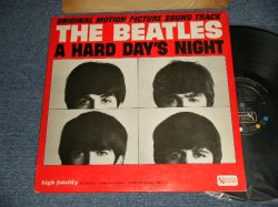 画像1: THE BEATLES - A HARD DAYS NIGHT (Sound Track) ( Matrix #A)UAL 3366A-1AH   B)UAL 3366B-1AK) (Ex++/Ex+++ Looks:Ex+++) / 1964 US AMERICA ORIGINAL 1st Press "BLACK with 'UNITED'in GOLD,'ARTISTS' in WHITE Label" MONO Used LP