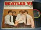 The BEATLES - BEATLES VI (Matrix #A)ST-1-2358- P-1P B)ST-2-2358-T-8P)"GLOVERSVILLE Press in NEW YORK" (Ex+/Ex++ Looks:Ex+ TapeSeam) / 1965 US AMERICA 1st Press 'See Label for correct Playing order' on Bcak Cover" "1st Press BLACK with RAINBOW Label" STEREO Used LP 