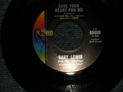 画像1: GARY LEWIS & THE PLAYBOYS - A)SAVE YOUR HEART FOR ME  B)WITHOUT A WORD OF WARNING (MINT-/MINT-) /1965  US AMERICA ORIGINAL Used 7"SINGLE