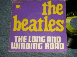 画像1: THE BEATLES -  A)THE LONG AND WINDING ROAD    B)FOR YOU BLUE(Ex+/Ex+) / 1970 FRANCE FRENCH ORIGINAL "MONO Mix" Used 7" Single with PICTURE SLEEVE