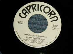 画像1: THE ALLMAN BROTHERS BAND - REVIVAL (Love Is Everywhere) A)MONO  B)STEREO(Ex++/Ex++) / 1970 US AMERICA ORIGINAL "WHITE LABEL PROMO Copy"  Used 7" inch Single