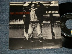 画像1: U2 / with B. B. KING - A)WHEN LOVE COMES TO TOWN with B. B. KING   B)DANCING BARE FOOT  (Ex+++/MINT-) /1989 US AMERICA ORIGINAL Used Used 7" Singles  with PICTURE SLEEVE