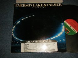 画像1: E L & P EMERSON LAKE & PALMER - IN CONCERT With CUSTOM INNER) (Matrix #A)STA-794333-CC ▵24589 (2) STRAWBERRY  PR  B)STA-794334-CC ▵24589-X  STRAWBERRY  PR ) "MO/MONARCH Press in CA"(Ex++/Ex+ Looks:Ex+) / 1979 US AMERICA ORIGINAL "PROMO" Used LP 