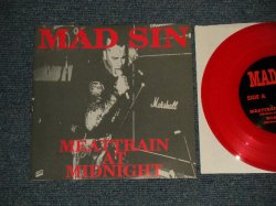 画像1: MAD SIN - A-1)Meattrain At Midnight  A-2)(Road To Ruin   B)Psychotic Night (MINT/MINT) / 1997 JAPANORIGINAL "RED WAX/VINYL" Used 7" SINGLE with PICTURE SLEEVE