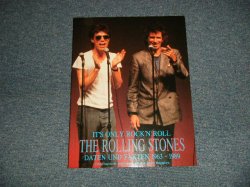 画像1: ROLLING STONES - IT'S ONLY ROCK 'N' ROLL The Rolling Stones. Daten und Fakten 1963 - 1989. Eine illustrierte Dokumentation Perfect – 1998/6/1 (Printed by GERMANY)   Andre Hagedorn (Writer) (NEW)  / 1998 GERMANY GERMAN ORIGINAL "BAND NEW" BOOK