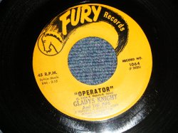 画像1: GLADYS KNIGHT & THE PIPS - A)OPERATOR  B)I'LL TRUST IN YOU (Ex+/Ex+) / 1962 US AMERICA ORIGINAL Used 7" 45rpm Single