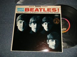 画像1: The BEATLES - MEET THE BEATYLES (Ex+++/MINT-) / 1983-88 Version US AMERICA REISSUE NEW "BLACK with COLOR BAND Label" STEREO Used LP