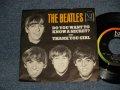 BEATLES - A)DO YOU WANT TO KNOW A SECRET   B)THANK YOU GIRL (Ex+/VG+++ Looks:MINT-) / 1964 US AMERICA ORIGINAL Used 7" Single with PICTURE SLEEVE 