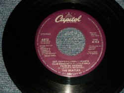画像1: The BEATLES - A) SGT. PEPPER'S LONELY HEARTS CLUB BAND  B) A DAY IN THE LIFE (for JUKEBOX) (NEW)/ 1978 US AMERICA Used 7" Single