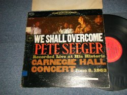 画像1: PETE SEEGER - WE SHALL OVERCOME : RECORDED LIVE AT HIS HISTORIC (CG++/Ex+++) / 1970's US AMERICA REISSUE Used LP 