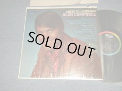 画像1: GLEN CAMPBELL - WICHITA LINEMAN (MINT-/MINT-) / 1968 US AMERICA ORIGINAL 1st Press "BLACK with RAINBOW Label" 2nd Press "AWARD Print Cover" Used LP 