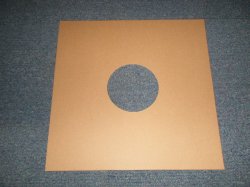 画像1: LP用　コート紙丸穴ジャケ　　茶色　10枚セット LP/12" HARD SLEEVE With CENTER HOLE　LP用　コート紙丸穴ジャケ