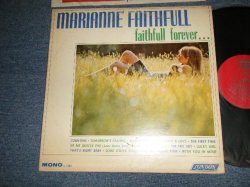 画像1: MARIANNE FAITHFULL - FAITHFULL FOREVER (Matrix #A)ARL-7261-1C MR ▵4341 B)ZAL-7262-1C  MR ▵4341-X)  "MONARCH Press in CA" (Ex++/Ex++)  / 1966 US AMERICA ORIGINAL "Bright RED Label with Boxed LONDON" MONO Used LP 