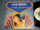 SERGE GAINSBOURG & JANE BIRKIN -  A)JE T'AIME...MOI NON PLUS  B)JANE B (Ex+/Ex+++ EDSP) / 1983 BELGIUM REISSUE "With JUKEBOX SHEET"  Used 7" Single with PICTURE SLEEVE