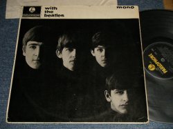 画像1: THE BEATLES - WITH THE BEATLES (Matrix #A)XEX-447-1N  1 1 GHP B)XEX-448-1N  1 3 GHT )(Jobete Credit Label) (4) "Jacket:GOTTA HOLD" Label: GOTTA HOLD"/"Jobete")  (Ex+/Ex++ Looks:Ex-) / 1963 UK ENGLAND ORIGINAL "YELLOW PARLOPHONE" MONO Used LP